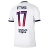 Virallinen pelipaita Paris Saint-Germain Vitinha 17 Vieras 2026-27 Lyhythihainen - Miesten