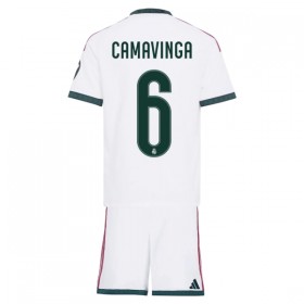 Virallinen pelipaita Real Madrid Camavinga 6 Koti 2026-27 Lyhythihainen - Lasten ( + Lyhyet housut )