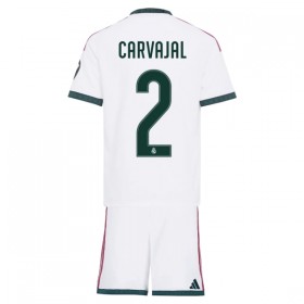 Virallinen pelipaita Real Madrid Carvajal 2 Koti 2026-27 Lyhythihainen - Lasten ( + Lyhyet housut )