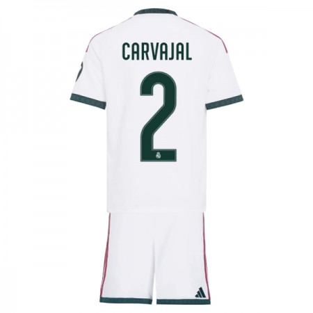 Virallinen pelipaita Real Madrid Carvajal 2 Koti 2026-27 Lyhythihainen - Lasten ( + Lyhyet housut )