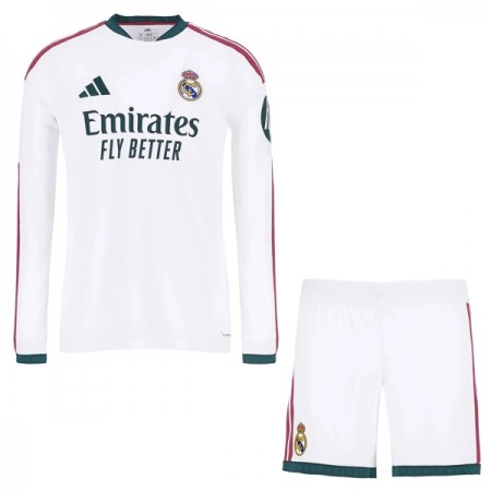 Virallinen pelipaita Real Madrid Koti 2026-27 Pitkähihainen - Lasten ( + Lyhyet housut )