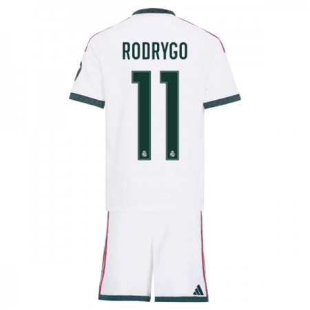 Virallinen pelipaita Real Madrid Rodrygo 11 Koti 2026-27 Lyhythihainen - Lasten ( + Lyhyet housut )
