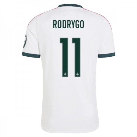 Virallinen pelipaita Real Madrid Rodrygo 11 Koti 2026-27 Lyhythihainen - Miesten Virallinen pelipaita Real Madrid Rodrygo 11 Koti 2026-27 Lyhythihainen - Miesten