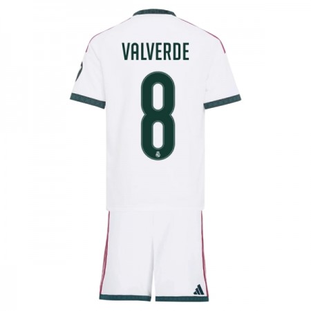 Virallinen pelipaita Real Madrid Valverde 8 Koti 2026-27 Lyhythihainen - Lasten ( + Lyhyet housut )