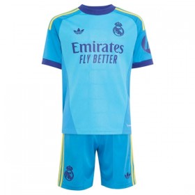 Virallinen pelipaita Real Madrid Vieras Maalivahti 2026-27 Lyhythihainen - Lasten ( + Lyhyet housut )