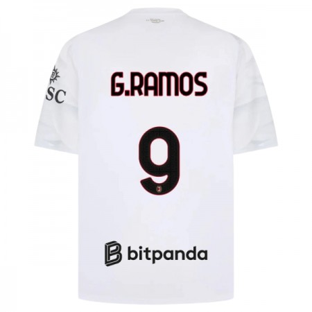 Virallinen pelipaita AC Milan G. Ramos 9 Vieras 2026-27 Lyhythihainen - Miesten Virallinen pelipaita AC Milan G. Ramos 9 Vieras 2026-27 Lyhythihainen - Miesten