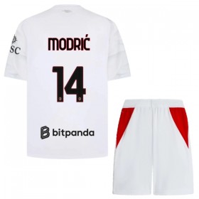 Virallinen pelipaita AC Milan Modrić 14 Vieras 2026-27 Lyhythihainen - Lasten ( + Lyhyet housut )