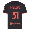 Virallinen pelipaita AC Milan Pavlovic 31 Kolmas 2026-27 Lyhythihainen - Miesten Virallinen pelipaita AC Milan Pavlovic 31 Kolmas 2026-27 Lyhythihainen - Miesten