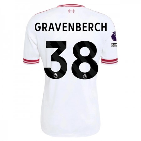 Virallinen pelipaita Liverpool Gravenberch 38 Vieras 2026-27 Lyhythihainen - Miesten Virallinen pelipaita Liverpool Gravenberch 38 Vieras 2026-27 Lyhythihainen - Miesten