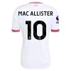 Virallinen pelipaita Liverpool Mac Allister 10 Vieras 2026-27 Lyhythihainen - Miesten Virallinen pelipaita Liverpool Mac Allister 10 Vieras 2026-27 Lyhythihainen - Miesten
