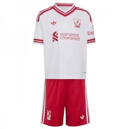 Virallinen pelipaita Liverpool Vieras 2026-27 Lyhythihainen - Lasten ( + Lyhyet housut )