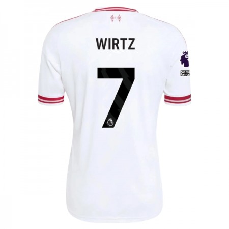 Virallinen pelipaita Liverpool Wirtz 7 Vieras 2026-27 Lyhythihainen - Miesten Virallinen pelipaita Liverpool Wirtz 7 Vieras 2026-27 Lyhythihainen - Miesten