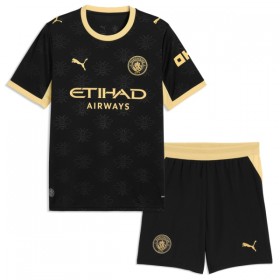 Virallinen pelipaita Manchester City Vieras 2026-27 Lyhythihainen - Lasten ( + Lyhyet housut )
