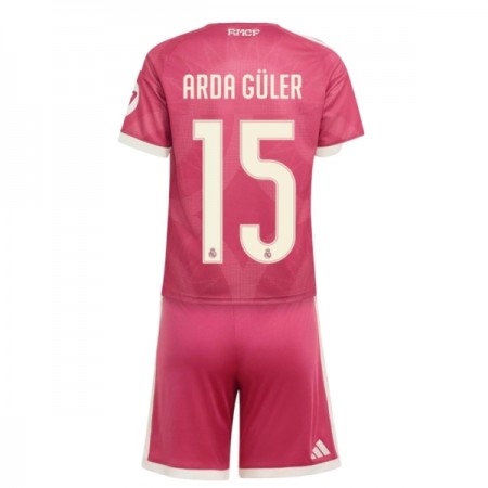 Virallinen pelipaita Real Madrid Arda Guler 15 Kolmas 2026-27 Lyhythihainen - Lasten ( + Lyhyet housut )