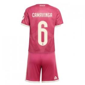 Virallinen pelipaita Real Madrid Camavinga 6 Kolmas 2026-27 Lyhythihainen - Lasten ( + Lyhyet housut )