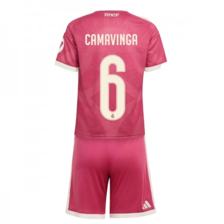 Virallinen pelipaita Real Madrid Camavinga 6 Kolmas 2026-27 Lyhythihainen - Lasten ( + Lyhyet housut )