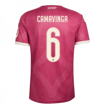 Virallinen pelipaita Real Madrid Camavinga 6 Kolmas 2026-27 Lyhythihainen - Miesten Virallinen pelipaita Real Madrid Camavinga 6 Kolmas 2026-27 Lyhythihainen - Miesten