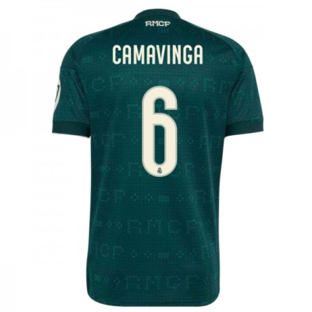 Virallinen pelipaita Real Madrid Camavinga 6 Vieras 2026-27 Lyhythihainen - Miesten Virallinen pelipaita Real Madrid Camavinga 6 Vieras 2026-27 Lyhythihainen - Miesten