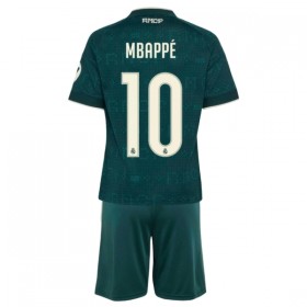 Virallinen pelipaita Real Madrid Mbappé 10 Vieras 2026-27 Lyhythihainen - Lasten ( + Lyhyet housut )