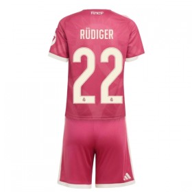 Virallinen pelipaita Real Madrid Rudiger 22 Kolmas 2026-27 Lyhythihainen - Lasten ( + Lyhyet housut )