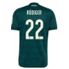 Virallinen pelipaita Real Madrid Rudiger 22 Vieras 2026-27 Lyhythihainen - Miesten Virallinen pelipaita Real Madrid Rudiger 22 Vieras 2026-27 Lyhythihainen - Miesten
