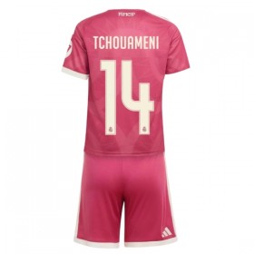 Virallinen pelipaita Real Madrid Tchouameni 14 Kolmas 2026-27 Lyhythihainen - Lasten ( + Lyhyet housut )