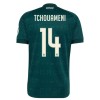 Virallinen pelipaita Real Madrid Tchouameni 14 Vieras 2026-27 Lyhythihainen - Miesten Virallinen pelipaita Real Madrid Tchouameni 14 Vieras 2026-27 Lyhythihainen - Miesten