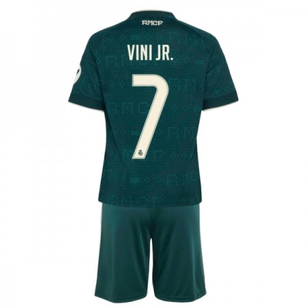 Virallinen pelipaita Real Madrid Vini JR. 7 Vieras 2026-27 Lyhythihainen - Lasten ( + Lyhyet housut )