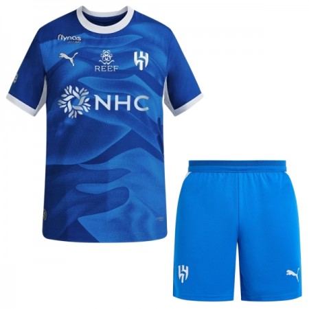 Virallinen pelipaita Al Hilal SFC Koti 2026-27 Lyhythihainen - Lasten ( + Lyhyet housut )