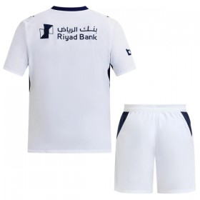 Virallinen pelipaita Al Hilal SFC Vieras 2026-27 Lyhythihainen - Lasten ( + Lyhyet housut )