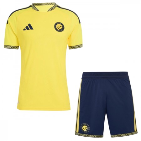 Virallinen pelipaita Al Nassr Koti 2026-27 Lyhythihainen - Lasten ( + Lyhyet housut )
