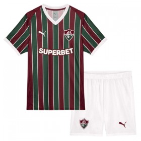 Virallinen pelipaita Fluminense FC Koti 2026-27 Lyhythihainen - Lasten ( + Lyhyet housut )