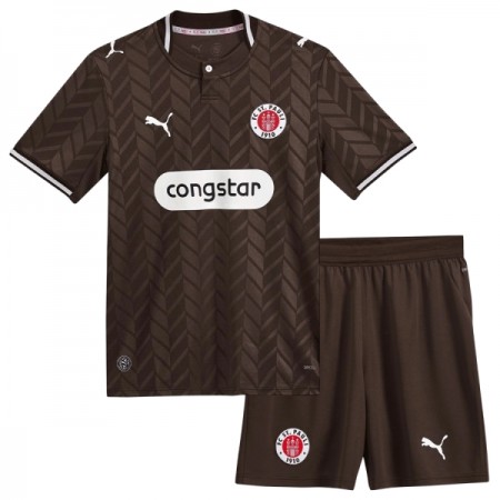 Virallinen pelipaita St Pauli Koti 2026-27 Lyhythihainen - Lasten ( + Lyhyet housut ) Virallinen pelipaita St Pauli Koti 2026-27 Lyhythihainen - Lasten ( + Lyhyet housut )
