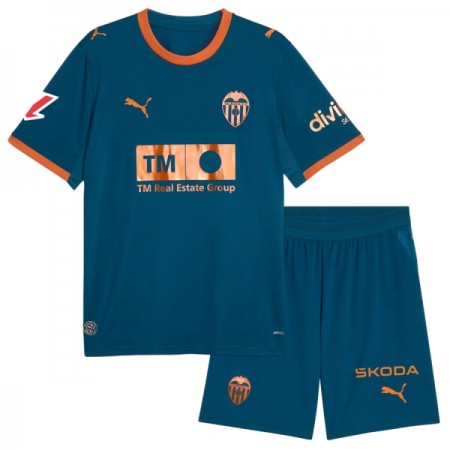 Virallinen pelipaita Valencia CF Vieras 2026-27 Lyhythihainen - Lasten ( + Lyhyet housut ) Virallinen pelipaita Valencia CF Vieras 2026-27 Lyhythihainen - Lasten ( + Lyhyet housut )