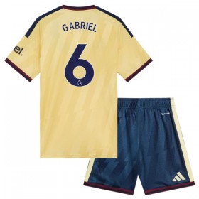 Virallinen pelipaita Arsenal Gabriel 6 Kolmas 2026-27 Lyhythihainen - Lasten ( + Lyhyet housut )