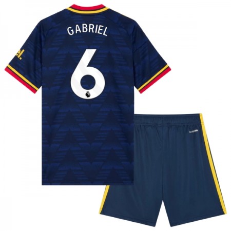 Virallinen pelipaita Arsenal Gabriel 6 Vieras 2026-27 Lyhythihainen - Lasten ( + Lyhyet housut ) Virallinen pelipaita Arsenal Gabriel 6 Vieras 2026-27 Lyhythihainen - Lasten ( + Lyhyet housut )