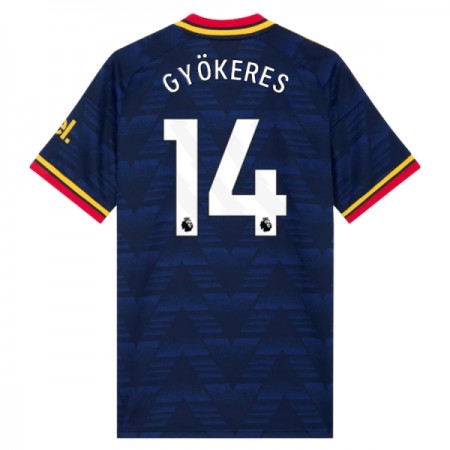 Virallinen pelipaita Arsenal Gyokeres 14 Vieras 2026-27 Lyhythihainen - Miesten Virallinen pelipaita Arsenal Gyokeres 14 Vieras 2026-27 Lyhythihainen - Miesten