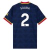 Virallinen pelipaita Arsenal Saliba 2 Vieras 2026-27 Lyhythihainen - Miesten Virallinen pelipaita Arsenal Saliba 2 Vieras 2026-27 Lyhythihainen - Miesten