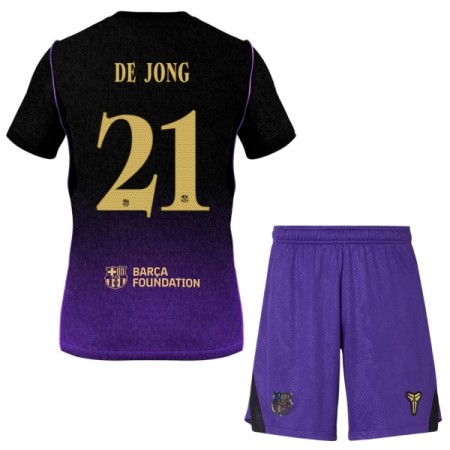 Virallinen pelipaita FC Barcelona Frenkie de Jong 21 Vieras 2026-27 Lyhythihainen - Lasten ( + Lyhyet housut ) Virallinen pelipaita FC Barcelona Frenkie de Jong 21 Vieras 2026-27 Lyhythihainen - Lasten ( + Lyhyet housut )