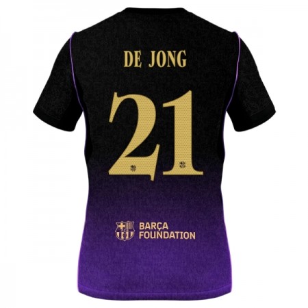 Virallinen pelipaita FC Barcelona Frenkie de Jong 21 Vieras 2026-27 Lyhythihainen - Miesten Virallinen pelipaita FC Barcelona Frenkie de Jong 21 Vieras 2026-27 Lyhythihainen - Miesten