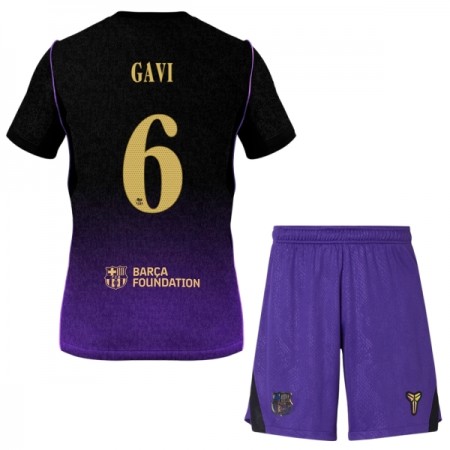 Virallinen pelipaita FC Barcelona Gavi 6 Vieras 2026-27 Lyhythihainen - Lasten ( + Lyhyet housut )