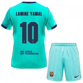 Virallinen pelipaita FC Barcelona Lamine Yamal 10 Kolmas 2026-27 Lyhythihainen - Lasten ( + Lyhyet housut )