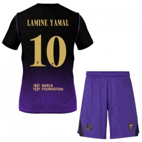 Virallinen pelipaita FC Barcelona Lamine Yamal 10 Vieras 2026-27 Lyhythihainen - Lasten ( + Lyhyet housut )