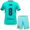 Virallinen pelipaita FC Barcelona Pedri 8 Kolmas 2026-27 Lyhythihainen - Lasten ( + Lyhyet housut ) Virallinen pelipaita FC Barcelona Pedri 8 Kolmas 2026-27 Lyhythihainen - Lasten ( + Lyhyet housut )