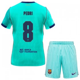 Virallinen pelipaita FC Barcelona Pedri 8 Kolmas 2026-27 Lyhythihainen - Lasten ( + Lyhyet housut )
