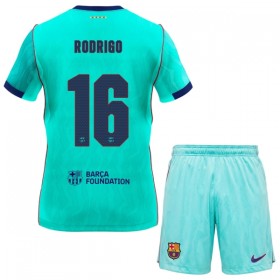 Virallinen pelipaita FC Barcelona Rodrigo 16 Kolmas 2026-27 Lyhythihainen - Lasten ( + Lyhyet housut )