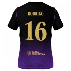Virallinen pelipaita FC Barcelona Rodrigo 16 Vieras 2026-27 Lyhythihainen - Miesten