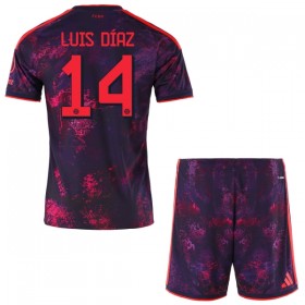 Virallinen pelipaita FC Bayern München Luis Diaz 14 Kolmas 2026-27 Lyhythihainen - Lasten ( + Lyhyet housut )