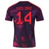 Virallinen pelipaita FC Bayern München Luis Diaz 14 Kolmas 2026-27 Lyhythihainen - Miesten Virallinen pelipaita FC Bayern München Luis Diaz 14 Kolmas 2026-27 Lyhythihainen - Miesten