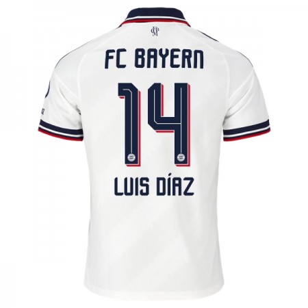 Virallinen pelipaita FC Bayern München Luis Diaz 14 Vieras 2026-27 Lyhythihainen - Miesten Virallinen pelipaita FC Bayern München Luis Diaz 14 Vieras 2026-27 Lyhythihainen - Miesten